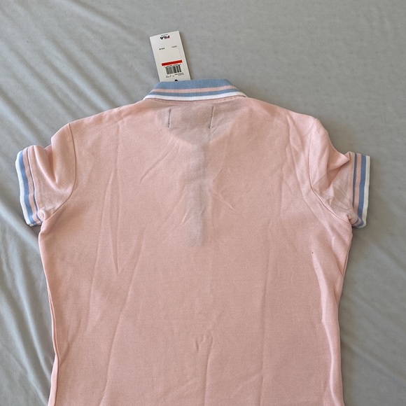 Fila - Polo Tennis Dress - Pink & Blue - X-Small - Picture 4 of 4